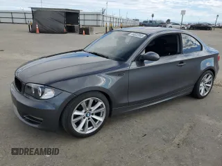 2008 BMW 1 Series 128i with VIN WBAUP93548VF47618, listed as a Copart auction lot 44022955 with 118,160 mi miles and Salvage title. Bid and sale history available at DreamBid. Image 1.