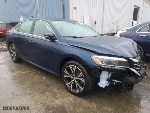 2020 Volkswagen Passat 2.0T SEL with VIN 1VWCA7A31LC021306, listed as a Copart auction lot 44201725 with 34,006 mi miles and Salvage Title. Bid and sale history available at carsss.com. Image 4.