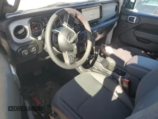 2024 Jeep Wrangler Sport S with VIN 1C4PJXAG3RW368392, listed as a Copart auction lot 52962535 with 9,128 mi miles and Salvage title. Bid and sale history available at DreamBid. Image 8.