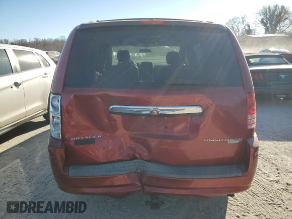 2009 Chrysler Town & Country Touring with VIN 2A8HR54199R529256, listed as a Copart auction lot 47356495 with 224,974 mi miles and Salvage Title. Bid and sale history available at DreamBid. Image 6.