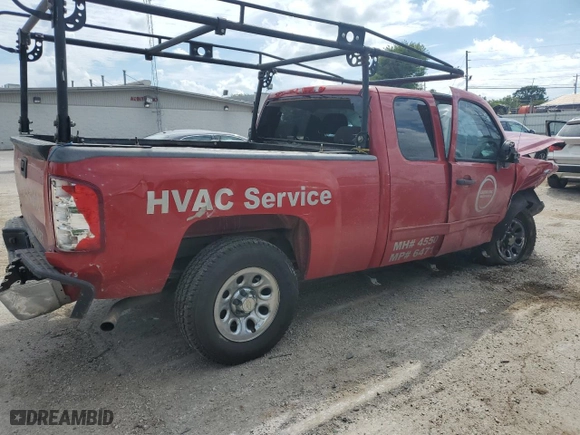 2012 Chevrolet Silverado 1500 LT with VIN 1GCRCSE05CZ167960, listed as a Copart auction lot 59184573 with 0 mi miles and Salvage Title. Bid and sale history available at carsss.com. Image 3.