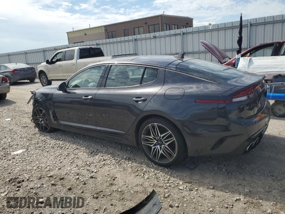 2022 Kia Stinger GT1 with VIN KNAE45LC0N6111811, listed as a Copart auction lot 62402154 with 23,988 mi miles and Salvage Title. Bid and sale history available at DreamBid. Image 2.