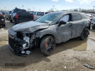 2025 Lexus RX with VIN 2T2BCMEA7SC021537, listed as a Copart auction lot 49090535 with 1,242 mi miles and Salvage Title. Bid and sale history available at carsss.com. Image 1.