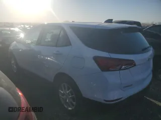 2024 Chevrolet Equinox LS with VIN 3GNAXHEG3RL271467, listed as a Copart auction lot 46287595 with 25,465 mi miles and Salvage Title. Bid and sale history available at DreamBid. Image 2.