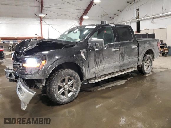 2024 Ford F-150 XLT with VIN 1FTEW3LP1RKD77680, listed as a Copart auction lot 44554285 with 948 mi miles and Salvage Title. Bid and sale history available at carsss.com. Image 1.
