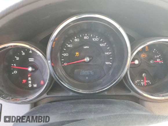 2012 Cadillac CTS Premium with VIN 1G6DS5E35C0158756, listed as a Copart auction lot 47560075 with 108,539 mi miles and Clean title. Bid and sale history available at DreamBid. Image 9.