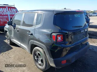 2017 Jeep Renegade Sport with VIN ZACCJAAB7HPF43822, listed as a IAAI auction lot 41752500 with Not Provided miles and . Bid and sale history available at DreamBid. Image 3.