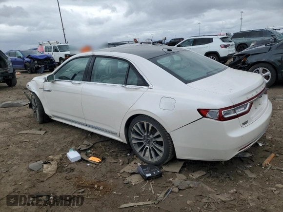 2017 Lincoln Continental Select with VIN 1LN6L9TK6H5617500, listed as a Copart auction lot 53023805 with 59,085 mi miles and Clean Title. Bid and sale history available at carsss.com. Image 2.