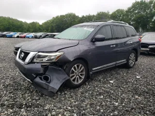 2013 Nissan Pathfinder SV z VIN 5N1AR2MM5DC605733, wystawiony jako Copart lot #59860405 z przebiegiem 122 797 mil mil oraz Czysty tytuł • Clean title. Historia ofert i sprzedaży dostępna na DreamBid. Obrazek 1.
