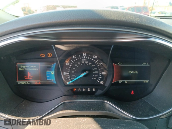 2018 Ford Fusion SE with VIN 3FA6P0T97JR181444, listed as a Copart auction lot 52812095 with 75,823 mi miles and Clean Title. Bid and sale history available at carsss.com. Image 9.