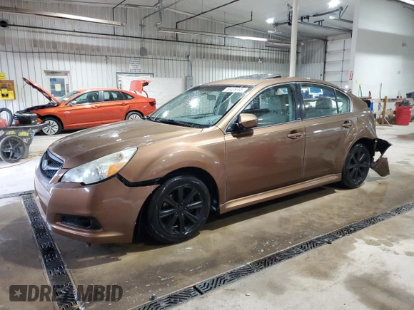 2012 Subaru Legacy 2.5i Premium with VIN 4S3BMBG65C3026924, listed as a Copart auction lot 53426695 with 109,490 mi miles and Salvage Title. Bid and sale history available at carsss.com. Image 1.