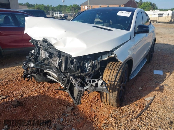2019 Mercedes-Benz GLE 63 S AMG with VIN 4JGED7FB8KA155027, listed as a IAAI auction lot 42699295 with 31,457 mi miles and . Bid and sale history available at DreamBid. Image 2.