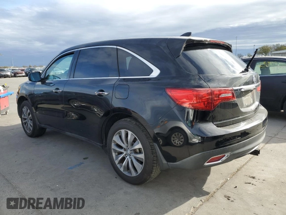 2014 Acura MDX Technology z VIN 5FRYD3H67EB001929, wystawiony jako Copart lot #48427815 z przebiegiem 165 080 mil mil oraz Szkoda całkowita • Salvage title. Historia ofert i sprzedaży dostępna na DreamBid. Obrazek 2.