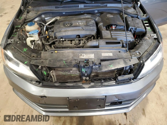 2015 Volkswagen Jetta SE with VIN 3VWD17AJ2FM421669, listed as a Copart auction lot 45633745 with 147,467 mi miles and Salvage title. Bid and sale history available at DreamBid. Image 11.