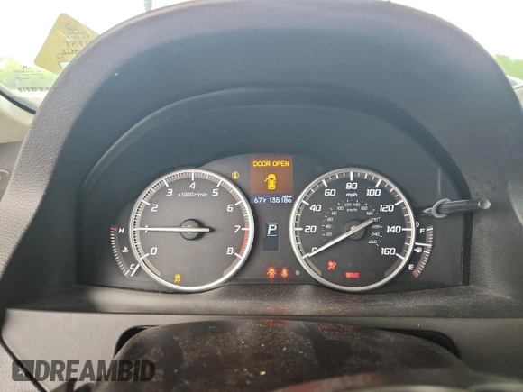 2013 Acura RDX Technology with VIN 5J8TB3H57DL006604, listed as a Copart auction lot 58535985 with 135,186 mi miles and Salvage title. Bid and sale history available at DreamBid. Image 9.