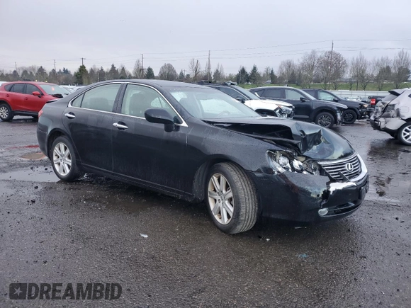 2007 Lexus ES 350 with VIN JTHBJ46G472095032, listed as a Copart auction lot 88281145 with 75,443 mi miles and Salvage Title. Bid and sale history available at carsss.com. Image 4.