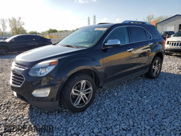 2016 Chevrolet Equinox LTZ with VIN 2GNFLGEK9G6278747, listed as a Copart auction lot 56234185 with 155,942 mi miles and Salvage title. Bid and sale history available at DreamBid. Image 1.