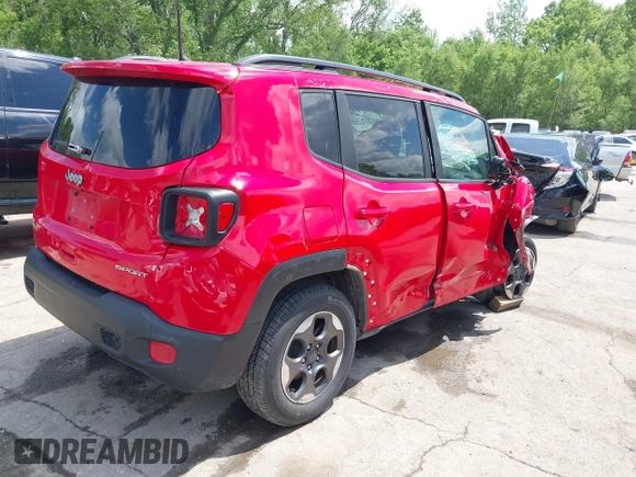 2018 Jeep Renegade Upland с VIN ZACCJBAB7JPH66910, выставлен на аукционе IAAI как лот 42170350 с пробегом 58 448 миль миль и . История ставок и продаж доступна на DreamBid. Изображение 4.