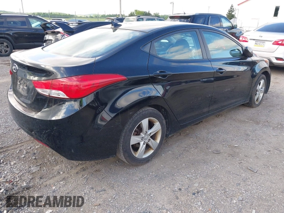 2012 Hyundai Elantra Limited with VIN KMHDH4AEXCU298643, listed as a IAAI auction lot 42252556 with 185,982 mi miles and . Bid and sale history available at DreamBid. Image 4.