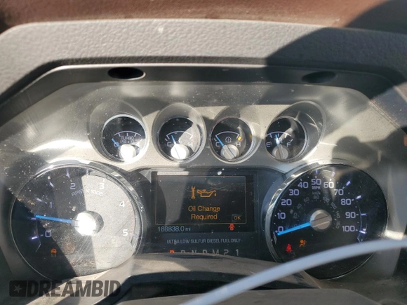 2014 Ford F-450 XL with VIN 1FT8W4DT4EEA08741, listed as a Copart auction lot 77214904 with 168,838 mi miles and Salvage title. Bid and sale history available at DreamBid. Image 9.