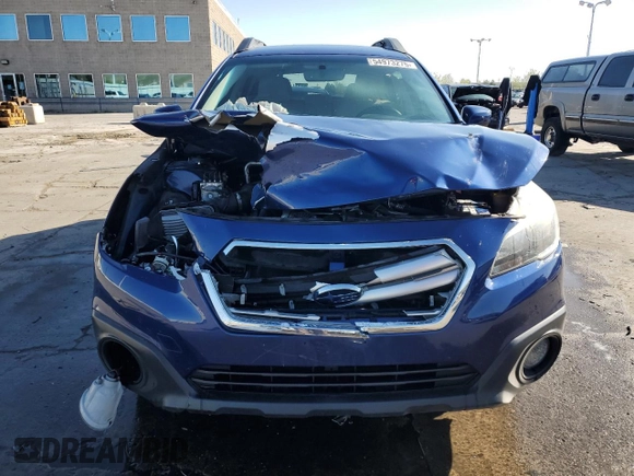 2017 Subaru Outback Premium with VIN 4S4BSACC8H3438933, listed as a Copart auction lot 54973275 with 60,496 mi miles and Salvage Title. Bid and sale history available at DreamBid. Image 5.