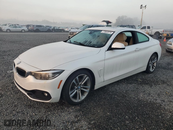 2018 BMW 4 Series 430i with VIN WBA4W3C51JAC97123, listed as a Copart auction lot 77802074 with Not Provided miles and Non Repairable. Bid and sale history available at DreamBid. Image 1.