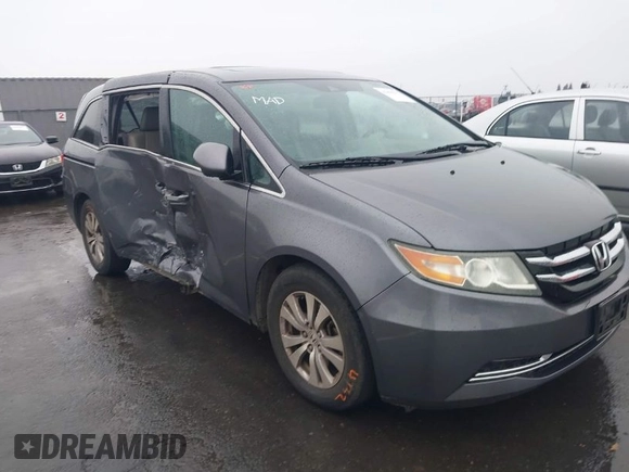 2016 Honda Odyssey EX-L z VIN 5FNRL5H65GB060131, wystawiony jako IAAI lot #41456273 z przebiegiem 134 620 mil mil oraz . Historia ofert i sprzedaży dostępna na DreamBid. Obrazek 1.