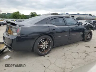 2007 Dodge Charger SRT-8 with VIN 2B3KA73W17H787515, listed as a Copart auction lot 55946524 with 133,295 mi miles and Salvage Title. Bid and sale history available at carsss.com. Image 3.