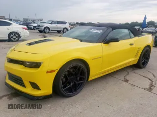 2015 Chevrolet Camaro SS z VIN 2G1FK3DJ7F9296909, wystawiony jako Copart lot #60481975 z przebiegiem 100 443 mil mil oraz Czysty tytuł • Clean title. Historia ofert i sprzedaży dostępna na DreamBid. Obrazek 1.