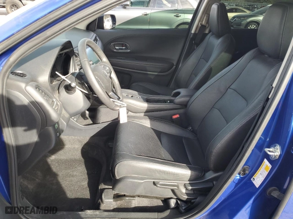 2021 Honda HR-V EX-L with VIN 3CZRU5H73MM707696, listed as a Copart auction lot 47580995 with 28,558 mi miles and Salvage Title. Bid and sale history available at carsss.com. Image 7.
