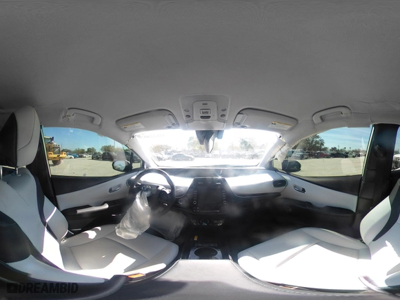 2022 Toyota Prius L Eco with VIN JTDKAMFU1N3177444, listed as a IAAI auction lot 41812402 with 44,666 mi miles. Bid and sale history available at carsss.com. Image 18.