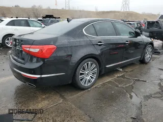 2015 Kia Cadenza Premium with VIN KNALN4D78F5168684, listed as a Copart auction lot 45050375 with 94,883 mi miles and Salvage Title. Bid and sale history available at carsss.com. Image 3.