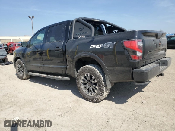 2020 Nissan Titan SL with VIN 1N6AA1ED1LN500028, listed as a Copart auction lot 48961155 with 50,088 mi miles and Salvage title. Bid and sale history available at DreamBid. Image 2.
