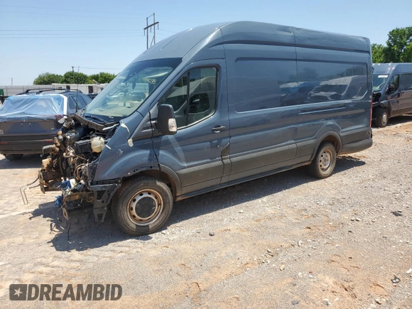 2019 Ford Transit with VIN 1FTYR3XM5KKB34173, listed as a Copart auction lot 57505295 with Not provided miles and Salvage title. Bid and sale history available at DreamBid. Image 1.