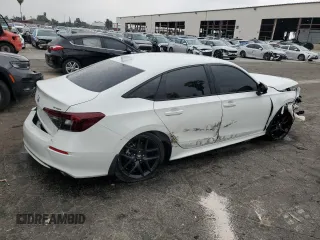 2025 Honda Civic Sport with VIN 2HGFE2F58SH537807, listed as a Copart auction lot 54813845 with Not Provided miles and Clean Title. Bid and sale history available at carsss.com. Image 3.