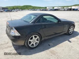 2000 Mercedes-Benz SLK 230 Kompressor with VIN WDBKK47F0YF166062, listed as a Copart auction lot 54318895 with 98,097 mi miles and Clean title. Bid and sale history available at DreamBid. Image 3.