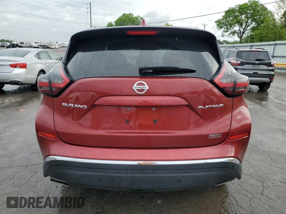 2019 Nissan Murano S with VIN 5N1AZ2MJ8KN101538, listed as a Copart auction lot 54148265 with 32,425 mi miles and Salvage Title. Bid and sale history available at carsss.com. Image 6.
