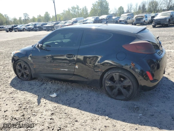 2013 Hyundai Veloster w/Gray Int with VIN KMHTC6AD6DU092606, listed as a Copart auction lot 53738185 with 0 mi miles and Clean Title. Bid and sale history available at carsss.com. Image 2.