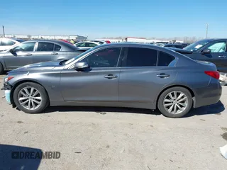 2015 Infiniti Q50 Premium with VIN JN1BV7AP3FM343677, listed as a IAAI auction lot 41811842 with 110,486 mi miles. Bid and sale history available at carsss.com. Image 15.