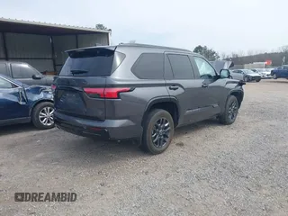 2024 Toyota Sequoia SR5 with VIN 7SVAAABA3RX023991, listed as a IAAI auction lot 41737415 with 33,145 mi miles. Bid and sale history available at carsss.com. Image 4.