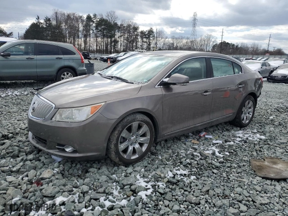 2012 Buick LaCrosse Leather with VIN 1G4GC5E33CF259259, listed as a Copart auction lot 45986005 with 191,964 mi miles and Salvage Title. Bid and sale history available at carsss.com. Image 1.