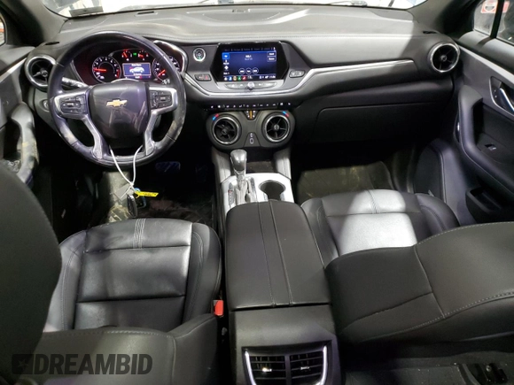 2022 Chevrolet Blazer LT with VIN 3GNKBJRS6NS136525, listed as a Copart auction lot 87189004 with 55,401 mi miles and Salvage title. Bid and sale history available at DreamBid. Image 8.