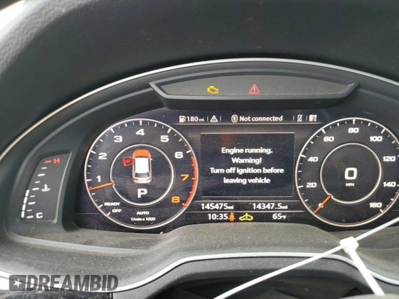 2017 Audi Q7 Premium Plus with VIN WA1LAAF76HD022619, listed as a Copart auction lot 62108625 with 145,475 mi miles and Clean title. Bid and sale history available at DreamBid. Image 9.