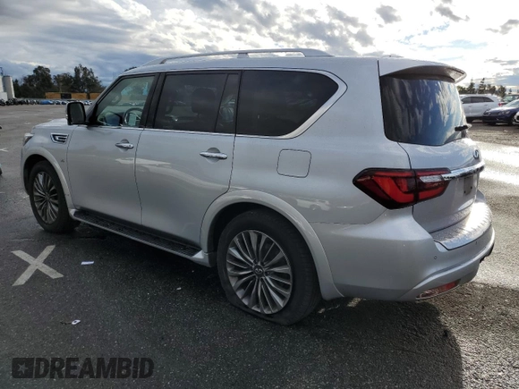 2018 Infiniti QX80 with VIN JN8AZ2NF1J9660116, listed as a Copart auction lot 81897413 with 99,372 mi miles. Bid and sale history available at carsss.com. Image 2.
