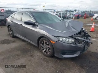 2017 Honda Civic EX z VIN 19XFC2F74HE219712, wystawiony jako IAAI lot #41499193 z przebiegiem 182 439 mil mil oraz . Historia ofert i sprzedaży dostępna na DreamBid. Obrazek 1.