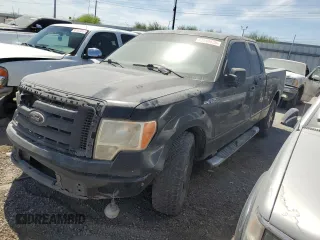 2010 Ford F-150 XL with VIN 1FTEX1CW7AFA12927, listed as a Copart auction lot 41544835 with 240,143 mi miles and Salvage Title. Bid and sale history available at carsss.com. Image 1.