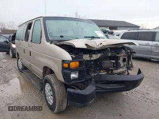 2010 Ford Econoline Passenger XL with VIN 1FMNE1BW5ADA57279, listed as a IAAI auction lot 41036937 with 259,841 mi miles and . Bid and sale history available at DreamBid. Image 1.
