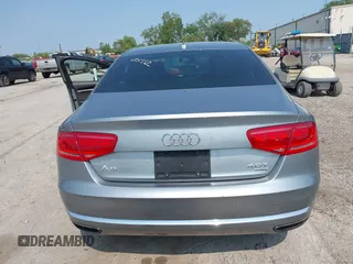 2013 Audi A8 4.0L with VIN WAUA2AFD5DN021950, listed as a IAAI auction lot 42472512 with 126,964 mi miles and . Bid and sale history available at DreamBid. Image 16.