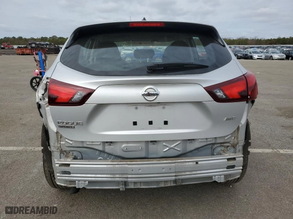 2018 Nissan Rogue Sport S with VIN JN1BJ1CR7JW201711, listed as a Copart auction lot 51900845 with 55,562 mi miles and Salvage Title. Bid and sale history available at carsss.com. Image 6.