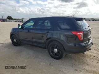 2014 Ford Utility Police Interceptor with VIN 1FM5K8AR8EGB59113, listed as a Copart auction lot 85054724 with 143,318 mi miles and Clean Title. Bid and sale history available at carsss.com. Image 2.